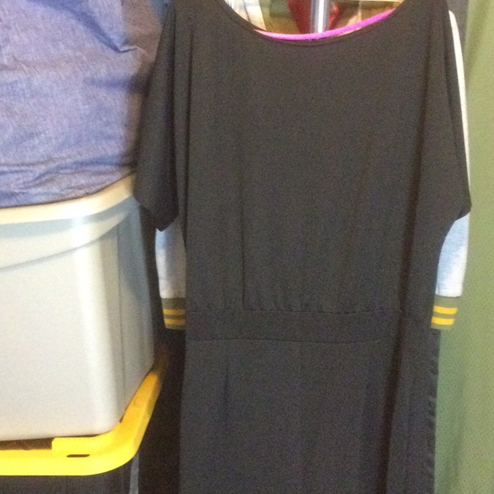 Elegant Black Pantsuit 2XL